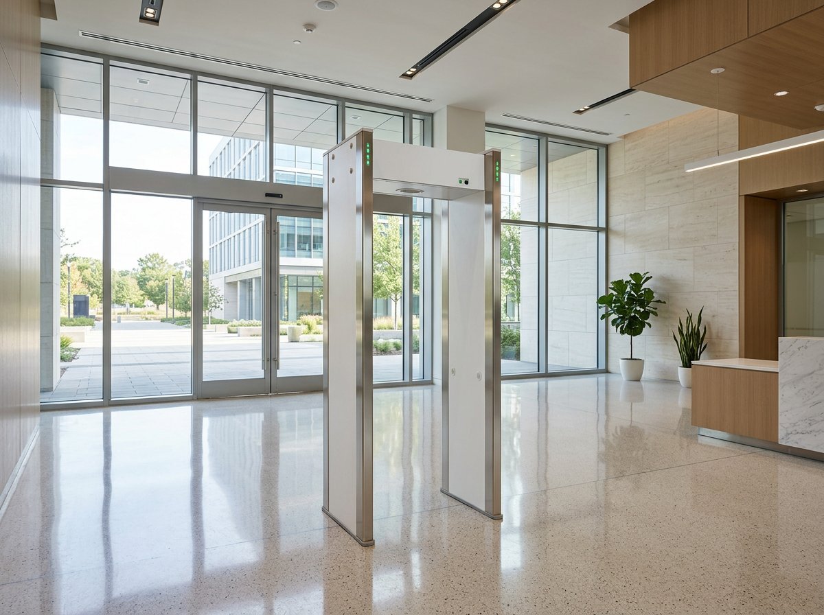 Walk-through metal detector