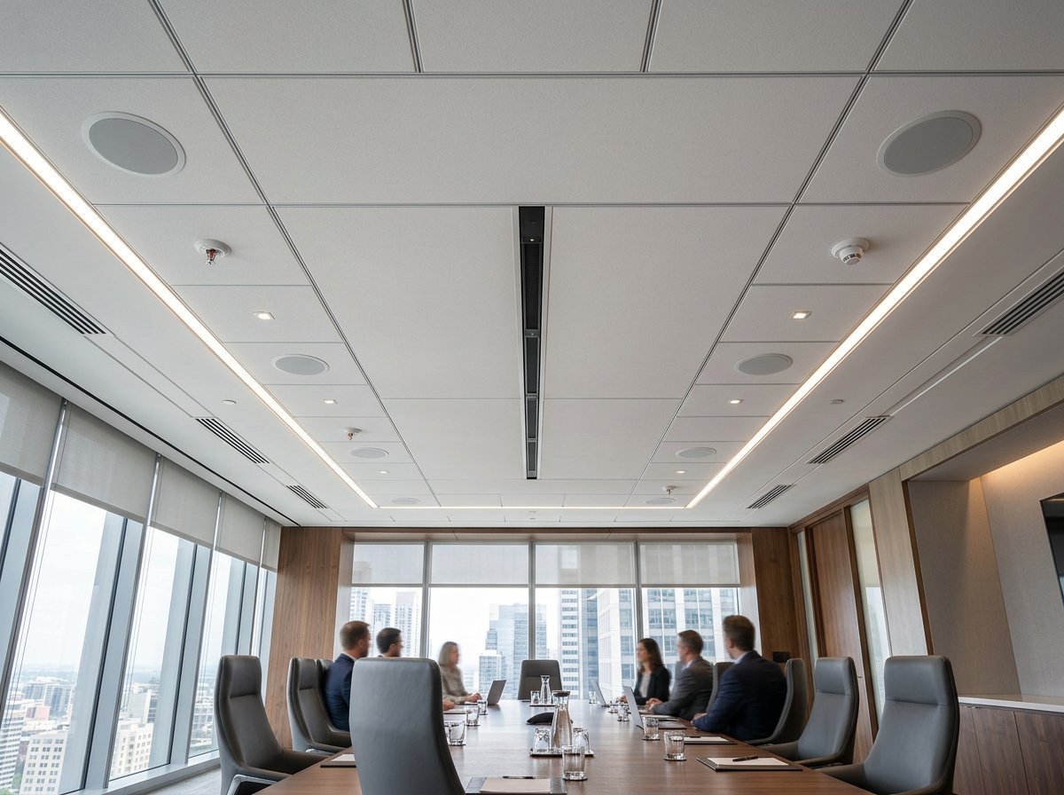 Conference room ceiling speakers